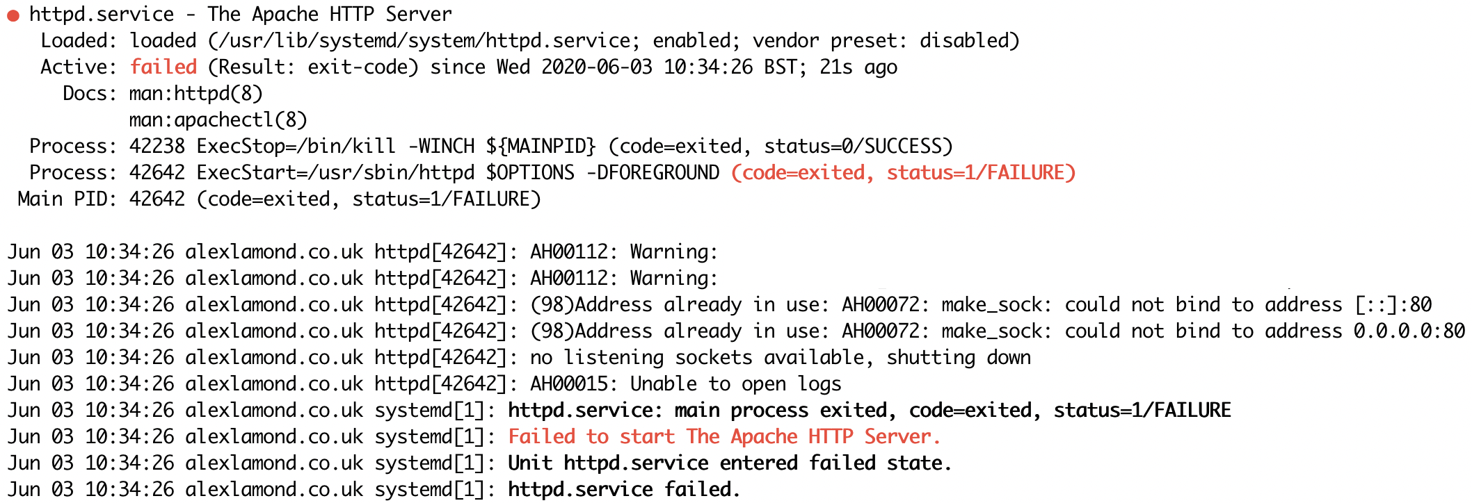 How My Web Server Went Down, After Doing Absolutely Nothing.
